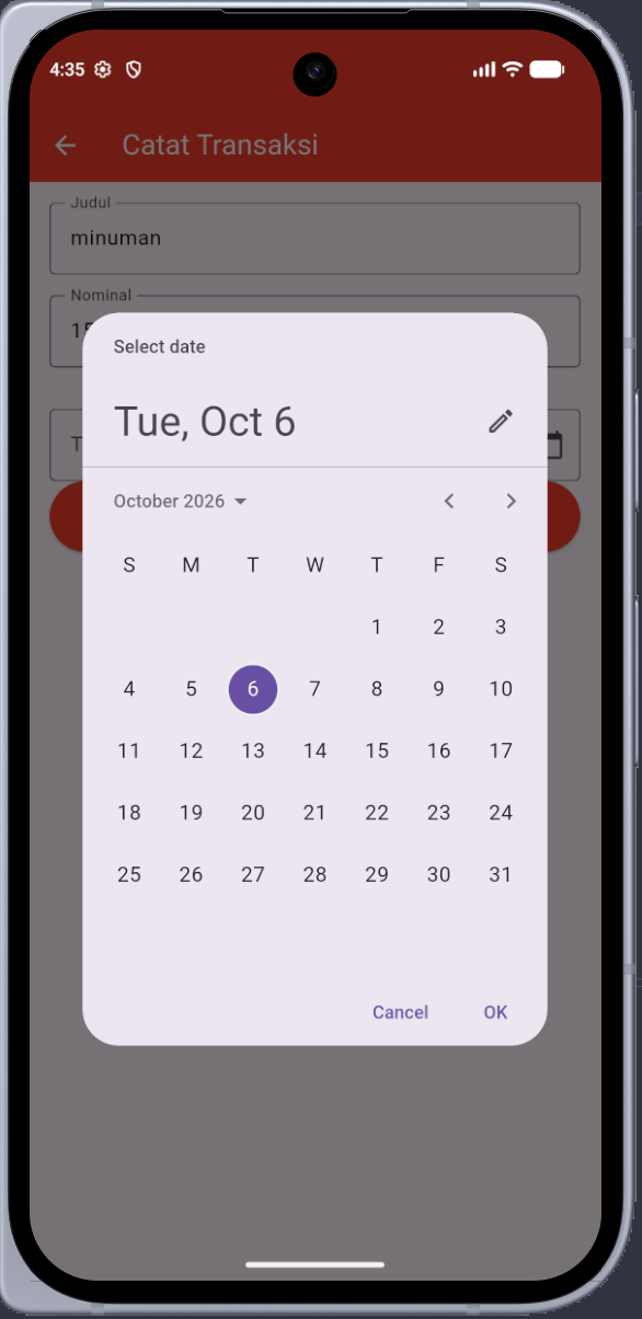 Input Tanggal dengan Date Picker